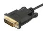 EQUIP Cable Adaptador USB-C a DVI-D (24+1) 1,8m Negro