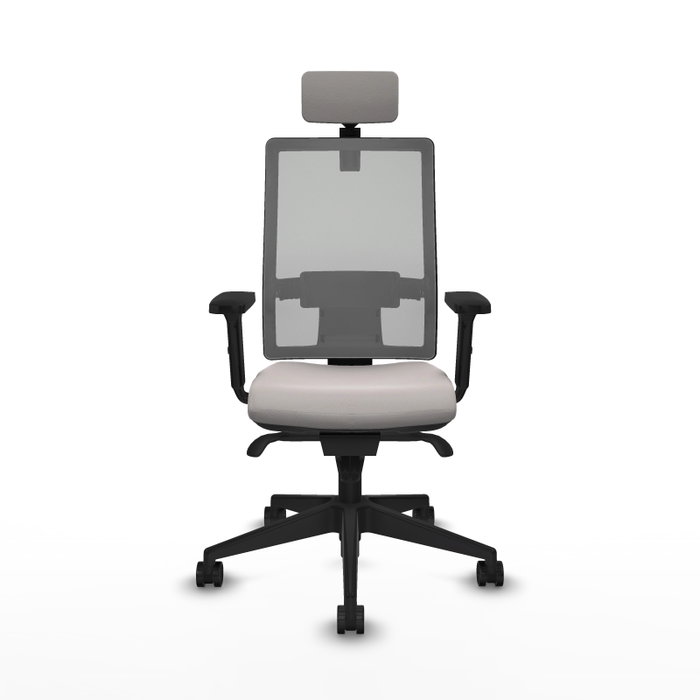PIQUERAS Y CRESPO Silla de oficina Horna Blanco y Gris PIQUERAS Y CRESPO Silla de oficina Horna Blanco y Gris
