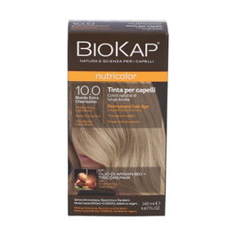 Biokap Tinte Nutricolor 10.0 Rubio Extraclaro 140ml - Cubre Canas