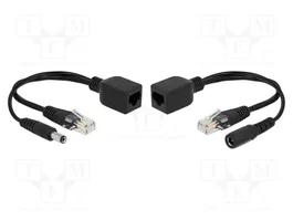 DeLOCK 66024 Adaptador Pasivo PoE RJ45 a DC 5,5 x 2,5 mm