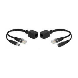 DeLOCK 66024 Adaptador Pasivo PoE RJ45 a DC 5,5 x 2,5 mm