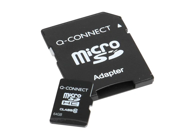 Q-connect Memoria SD Micro Flash 64 GB Clase 10 con Adaptador