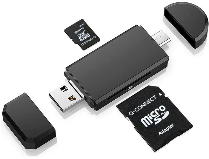 Q-connect Memoria SD Micro Flash 64 GB Clase 10 con Adaptador