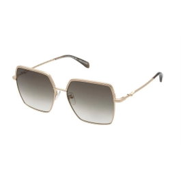 Zadig&Voltaire SZV406-5608FC Gafas de sol con detalles dorados y cristal gris