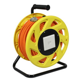 Synergy21 Kabeltrommel CAT7A S-STP(S/FTP) 90m con 2x RJ45 CAT6A LSZH