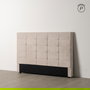 Cabecero Beige Tejido Dormitorio 160 X 8 X 100 cm