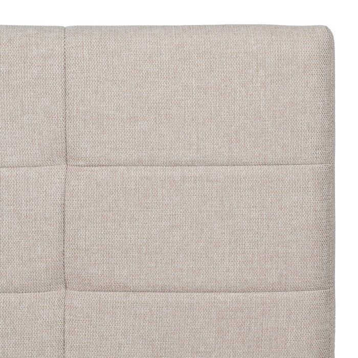 Cabecero Beige Tejido Dormitorio 160 X 8 X 100 cm