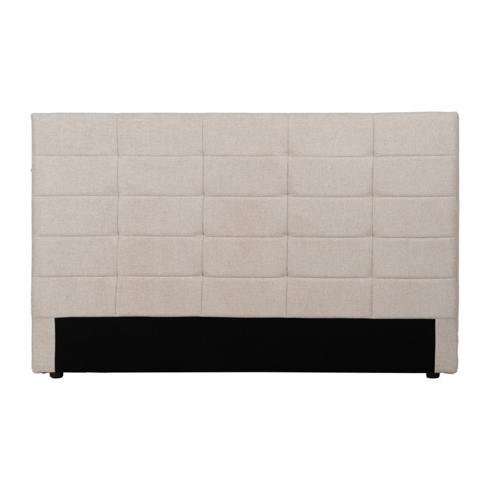 Cabecero Beige Tejido Dormitorio 160 X 8 X 100 cm