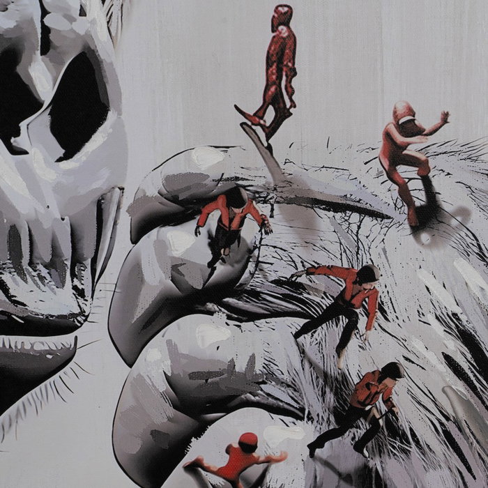 Cuadro Gorila Lienzo Decoración 80 X 80 cm Cuadro Gorila Lienzo Decoración 80 X 80 cm