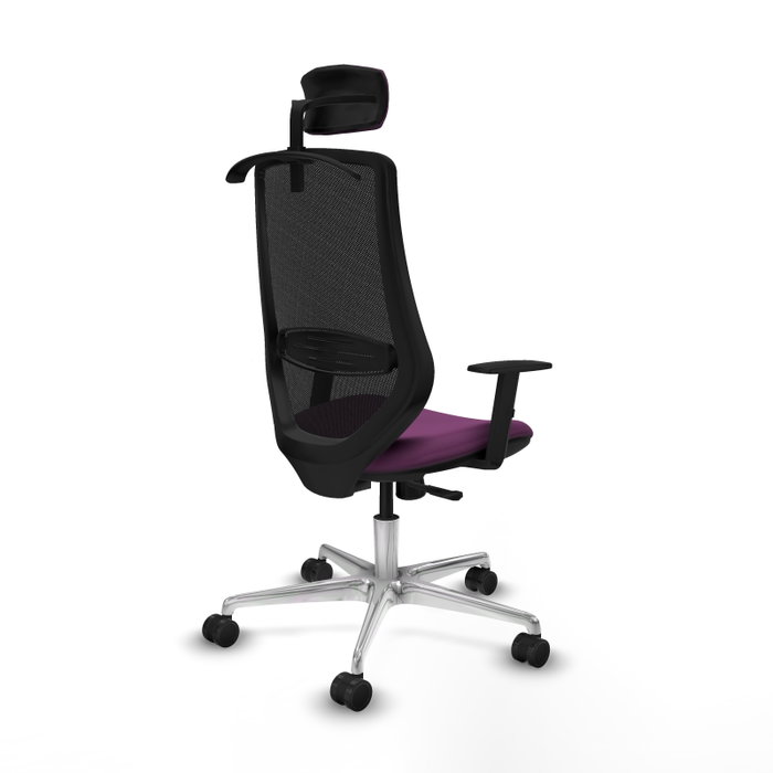 PIQUERAS Y CRESPO Silla de oficina Mardos con mecanismo Sincro, Morado y Negro PIQUERAS Y CRESPO Silla de oficina Mardos con mecanismo Sincro, Morado y Negro