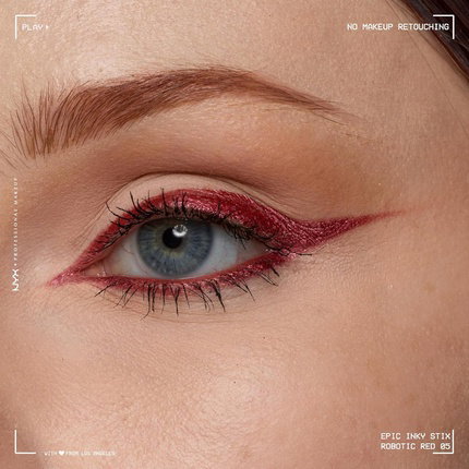 Nyx Professional Make Up Epic Inky Stix Delineador de Ojos Robotic Red