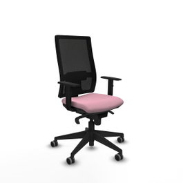 PIQUERAS Y CRESPO Silla de oficina Horna Rosa y Negro