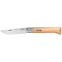 Opinel Navaja Nº 12 Acero Inoxidable Hoja 12 cm Mango Haya Barniz Transparente
