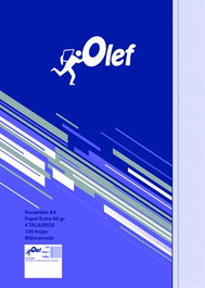 Recambio Olef A4 100H 90Gr 4 Taladros Milimetrado (Set de 10)