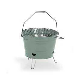 Livoo DOC327V Barbacoa de Carbón Portátil Verde - Ligera y Plegable - Fácil de Limpiar