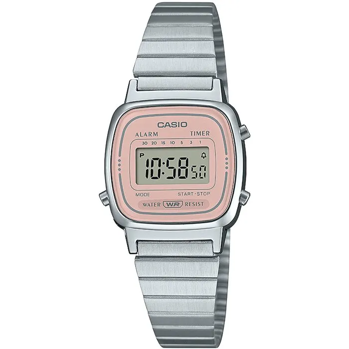 Casio LA670WEA Unisex Rosa Reloj Cuarzo Digital Casio LA670WEA Unisex Rosa Reloj Cuarzo Digital