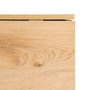 Mesa Plegable Plegable Negro-Natural 148 X 71 X 74 cm