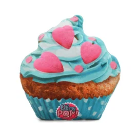 Oh My Pop Cojín Grande Cupcake II Turquesa Decorativo 35x33x10 cm