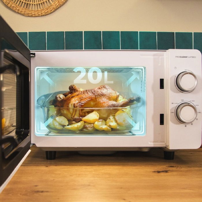 Microondas Cecotec Proclean 3110 Blanco 700 W 1150 W 20 L Microondas Cecotec Proclean 3110 Blanco 700 W 1150 W 20 L