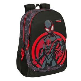 Mochila Escolar Spider-Man Negro 32 x 44 x 16 cm