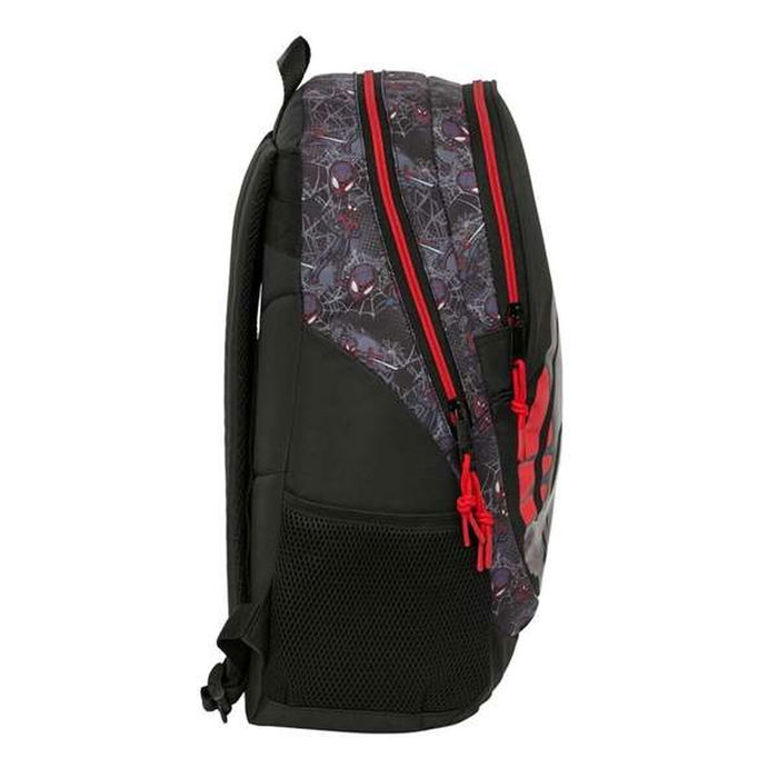 Mochila Escolar Spider-Man Negro 32 x 44 x 16 cm