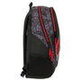 SAFTA Mochila Miles Morales Spiderman Marvel 44cm Adaptable a Carro, Dos Compartimentos, Bolsillos Laterales