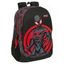 SAFTA Mochila Miles Morales Spiderman Marvel 44cm Adaptable a Carro, Dos Compartimentos, Bolsillos Laterales
