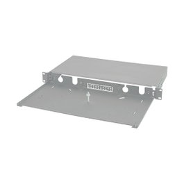 LogiLink FB0001G Panel de Parcheo de Fibra Óptica 19/1U Deslizante Gris Sin Cargar