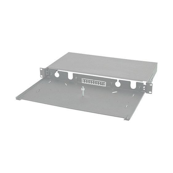 LogiLink FB0001G Panel de Parcheo de Fibra Óptica 19/1U Deslizante Gris Sin Cargar LogiLink FB0001G Panel de Parcheo de Fibra Óptica 19/1U Deslizante Gris Sin Cargar