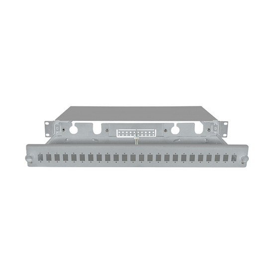 LogiLink FB0001G Panel de Parcheo de Fibra Óptica 19/1U Deslizante Gris Sin Cargar LogiLink FB0001G Panel de Parcheo de Fibra Óptica 19/1U Deslizante Gris Sin Cargar