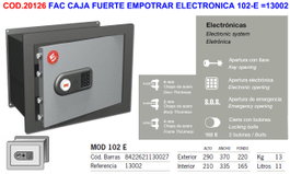 Caja fuerte electrónica de empotrar 102-E
