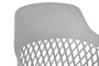 DKD Home Decor Silla Scandi Gris Claro 57 x 80.5 x 57 cm Pp Metal