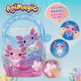 Goliath Animagic Pack doble de ajolote con Acuario de burbujas Rosa/Morado