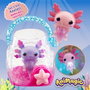 Goliath Animagic Pack doble de ajolote con Acuario de burbujas Rosa/Morado