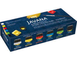 Kreul Set de 6 pinturas textiles opacas JAVANA TEX de 20ml