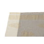 DKD Home Decor Set de 3 Toallas Boracay 100x180 cm Dorado, Verde, Beige y Coral