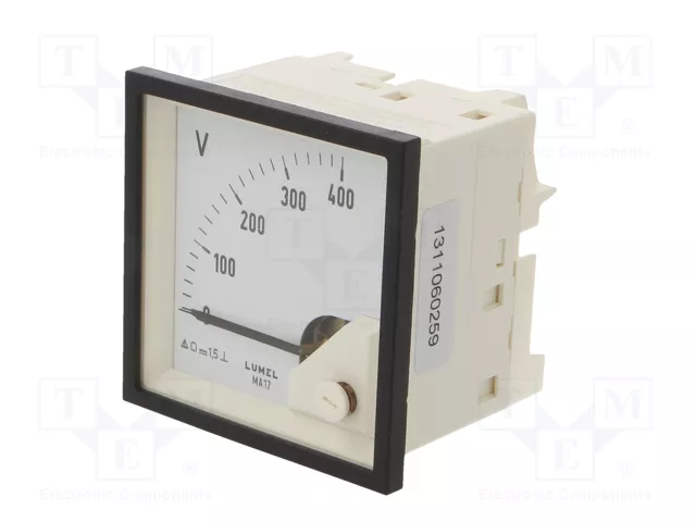 LUMEL Voltímetro Analógico para Panel MA17N 0÷400VDC
