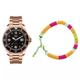 Ice Reloj 020909 Rosa con Esfera Negra