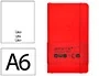 Antartik Cuaderno A6 Tapa Blanda Hojas Lisas Rojo 100 Hojas 80 gr FSC