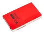Antartik Cuaderno A6 Tapa Blanda Hojas Lisas Rojo 100 Hojas 80 gr FSC