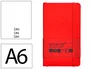 Antartik Cuaderno A6 Tapa Blanda Hojas Lisas Rojo 100 Hojas 80 gr FSC