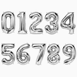 OH YEAH Globo Nº0 100 cm Plata Metalizado