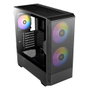 Antec NX416L Caja Gaming Midi Tower Negro con Vidrio Templado y RGB