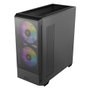 Antec NX416L Caja Gaming Midi Tower Negro con Vidrio Templado y RGB