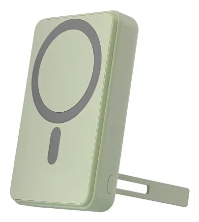 T'nB Batería Externa PBUMAG10GR 10000 mAh Cargador Inalámbrico MagSafe Green Power Delivery 20W, USB-C