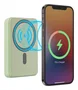 T'nB Batería Externa PBUMAG10GR 10000 mAh Cargador Inalámbrico MagSafe Green Power Delivery 20W, USB-C