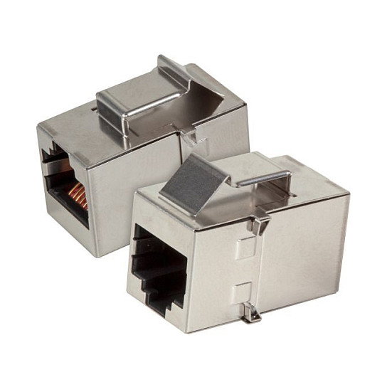 EFB Elektronik Adaptador de inserción Keystone RJ45 STP Cat.5e, Acero inoxidable EFB Elektronik Adaptador de inserción Keystone RJ45 STP Cat.5e, Acero inoxidable