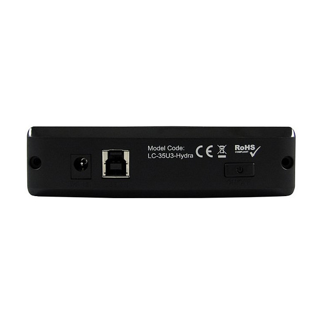 LC-Power Caja de Disco Duro 3.5" HDD LC-35U3-HYDRA USB 3.2 Negro