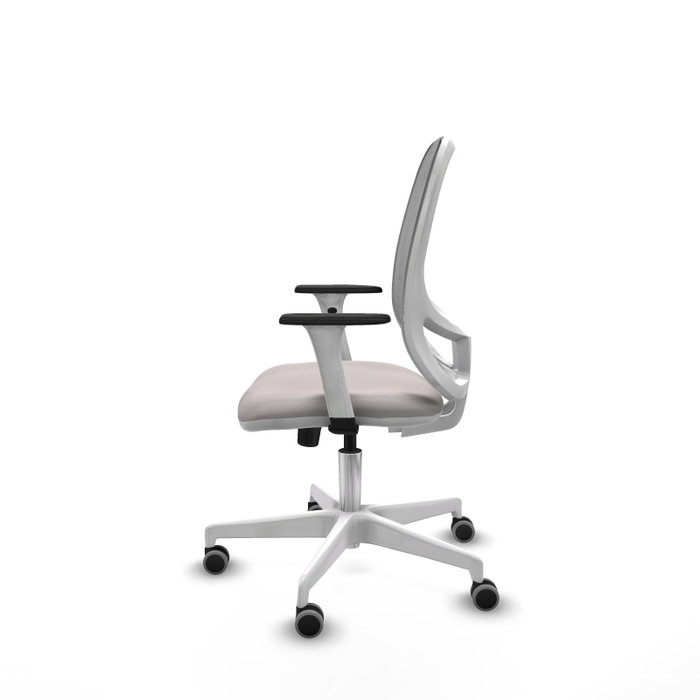 PIQUERAS Y CRESPO Silla de oficina Cilanco con mecanismo Sincro, Blanco y Gris PIQUERAS Y CRESPO Silla de oficina Cilanco con mecanismo Sincro, Blanco y Gris