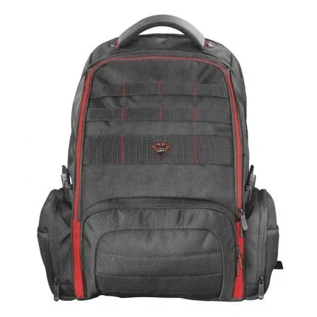 Mochila Trust Gaming GXT 1250 Hunter Gaming Backpack para Portátiles hasta 17.3"/ Antirrobo/ Impermeable